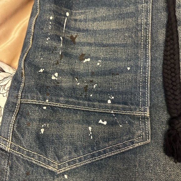 Free People Moxie Barrel Cerulean Blue RARE COLORWAY Hot Trend Size 24 see 📏 - Picture 4 of 16